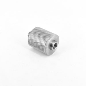 Stainless Steel External Recoil Booster Disconnector 1/2-28 Male to 13.5x1LH Female Nielsen for all Solvent Cleaning Filter Kit - Polymer80 Builds